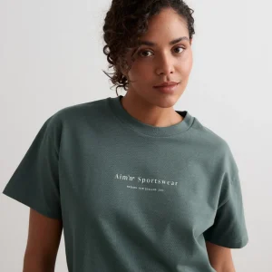 Sage Serif Boxy T-shirt