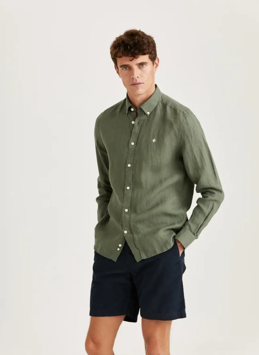 Douglas Linen Shirt - Classic Fit - Bild 5