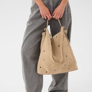 SLCalilje Eyelets Suede Bag