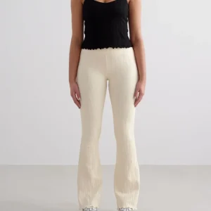 Almond White Tulip Flare Tights