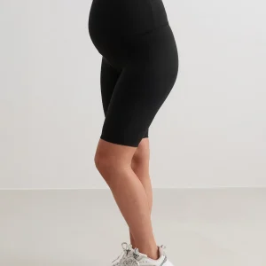 Black Sense Maternity Biker Shorts