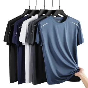 Men's Quick Dry Hiking T-Shirt for Outdoor Sports - CHRLCK