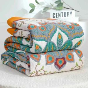 Elevate Your Summer Bliss with Our Boho Summer Cotton Quilt