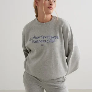 Grey Melange Wellness sweatshirt