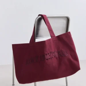 Merlot Varsity Tote Bag