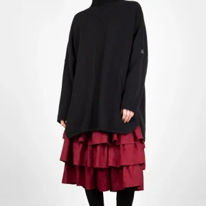 Ulltröja med polokrage, oversize
