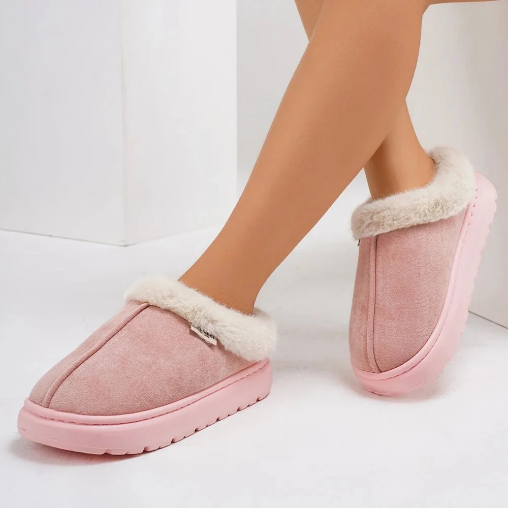 Cozy Winter Slides for Women - High-Quality Plush House Slippers - Bild 3