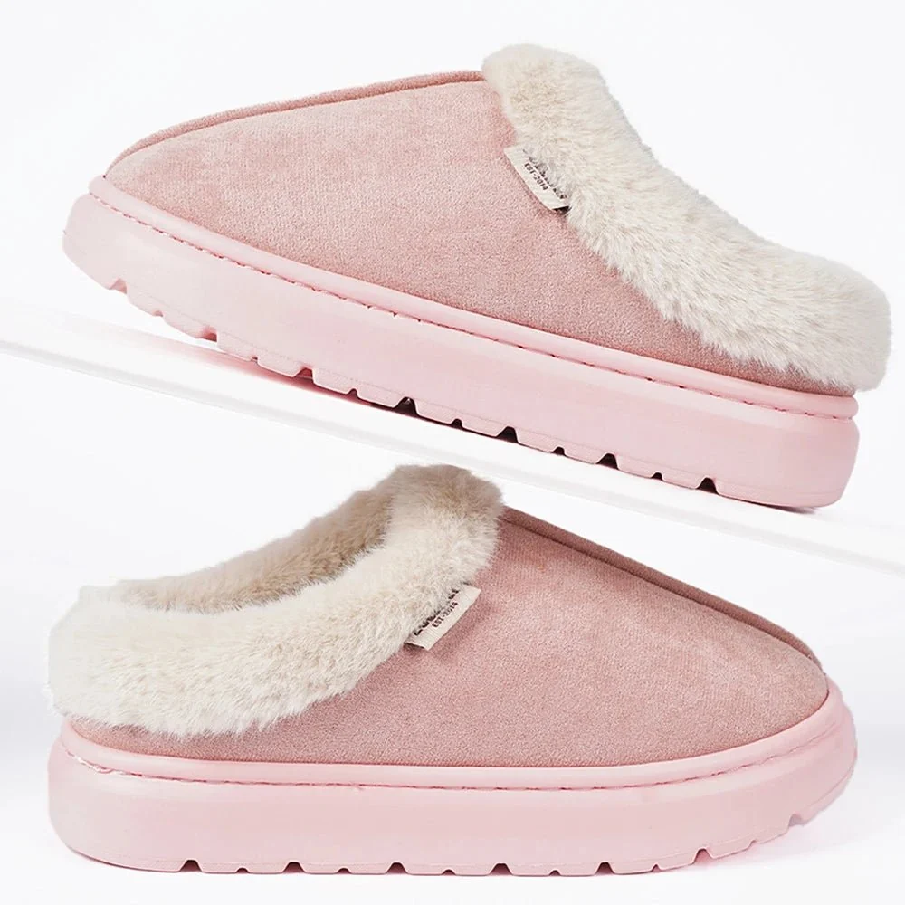 Cozy Winter Slides for Women - High-Quality Plush House Slippers - Bild 2