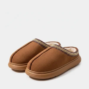 Ultimate Comfort: Men's Plush Indoor Slippers with Cozy Fleece Lining