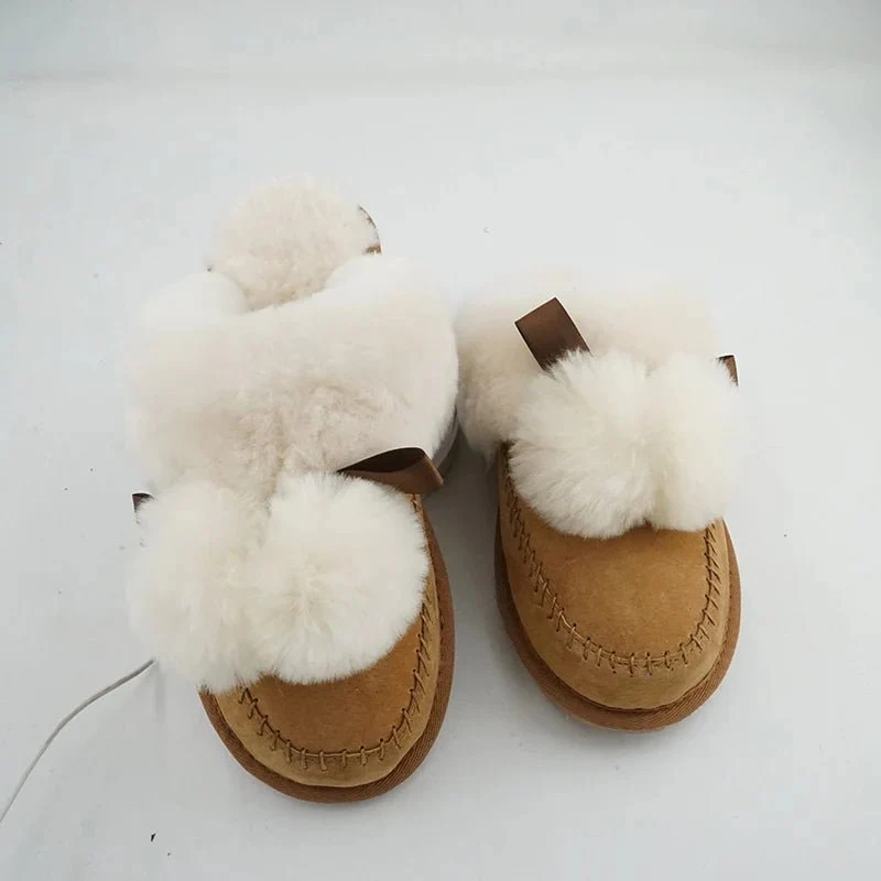 Natural Sheepskin Slippers for Women | Warm and Soft Winter Indoor Slippers - Bild 7