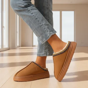 Fuzzy Winter Slippers for Women and Men - Cozy Indoor Outdoor Comfort