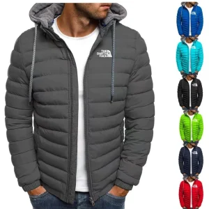 Fashion Men's Warm Zipper Coat Plus Size Street Style Jacket