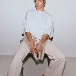 White Luxe Boxy Short Sleeve