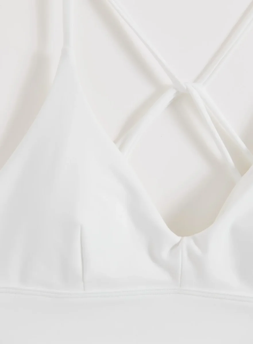 White Sense Strap Bra - Bild 8